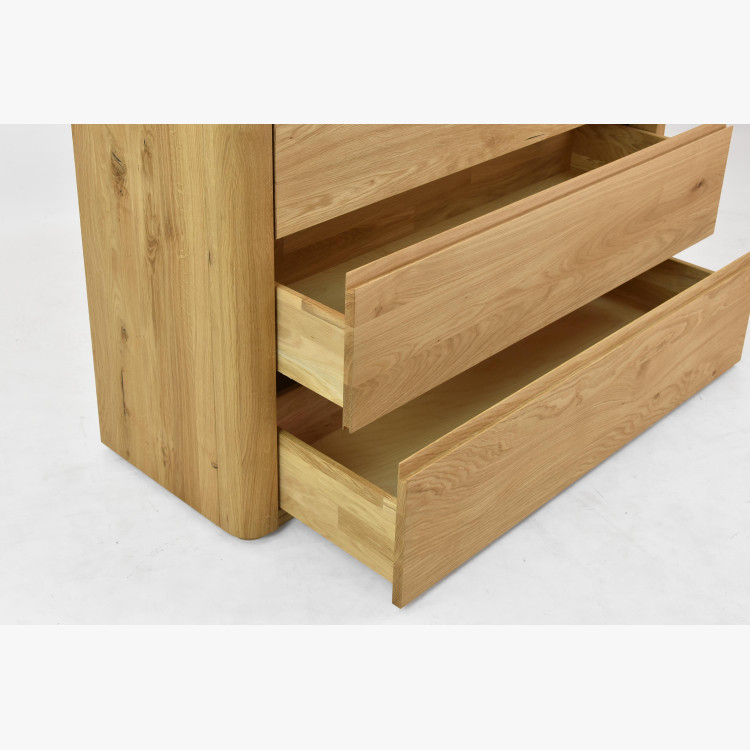 Dubová komoda se zásuvkami 120 cm široká