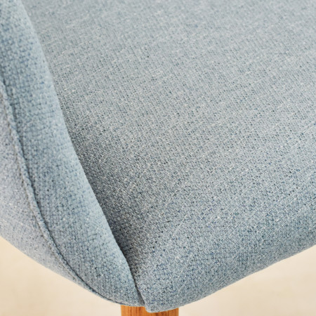 Designová židle s područkami, Sky tyrkysová