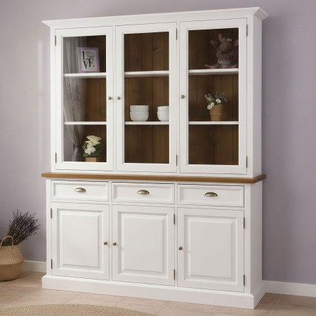 Masivní dřevěný sekretář v provence stylu, Typ 47