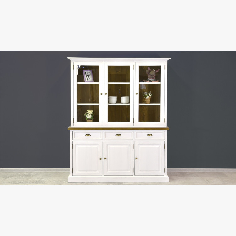 Masivní dřevěný sekretář v provence stylu, Typ 47