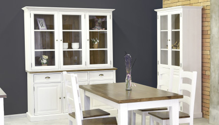 Masivní dřevěný sekretář v provence stylu, Typ 47