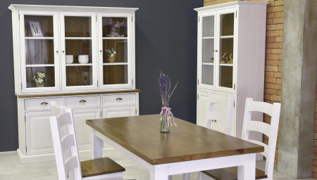 Masivní dřevěný sekretář v provence stylu, Typ 47