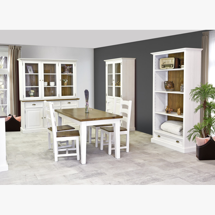 Masivní dřevěný sekretář v provence stylu, Typ 47