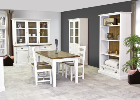 Masivní dřevěný sekretář v provence stylu, Typ 47