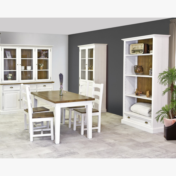 Masivní dřevěný sekretář v provence stylu, Typ 47