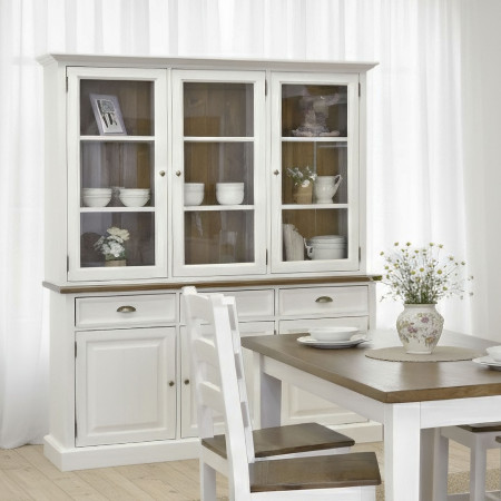 Masivní dřevěný sekretář v provence stylu, Typ 47