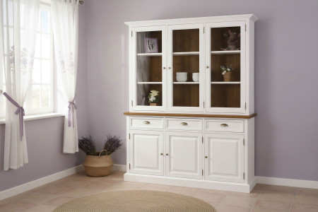 Masivní dřevěný sekretář v provence stylu, Typ 47