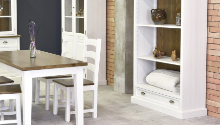 Dřevěný regál v provence stylu, France typ 11
