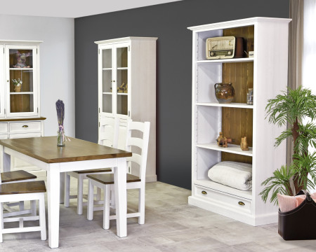 Dřevěný regál v provence stylu, France typ 11