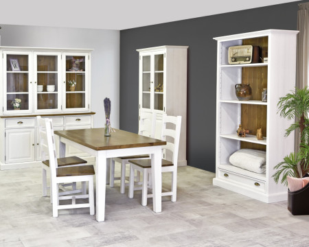 Dřevěný regál v provence stylu, France typ 11