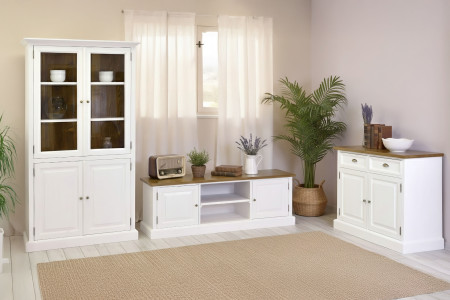 Dřevěný regál v provence stylu, France typ 11