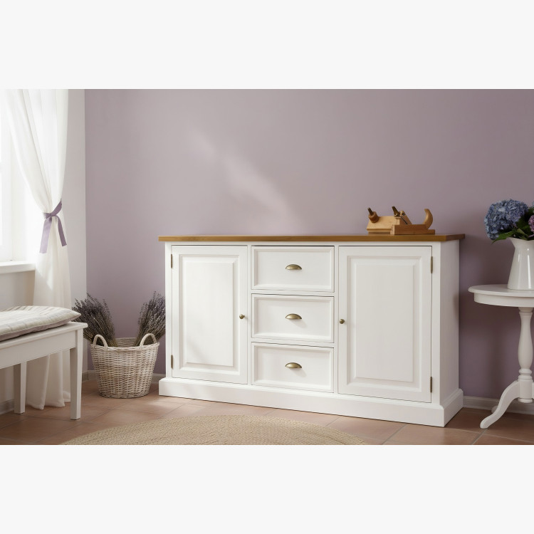 Dřevěná komoda v provence stylu, France typ 49