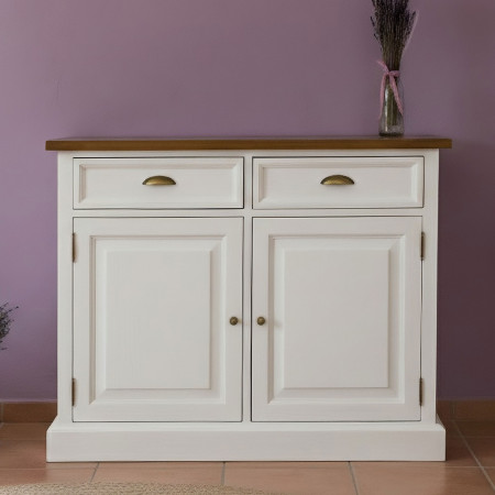 Dřevěná komoda menší v provence stylu, France typ 44