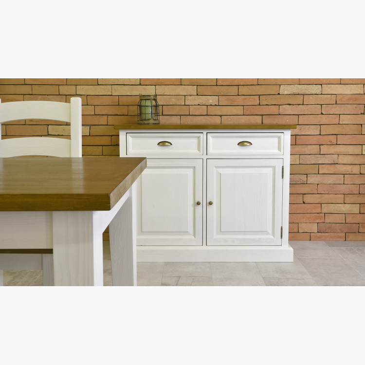 Dřevěná komoda menší v provence stylu, France typ 44