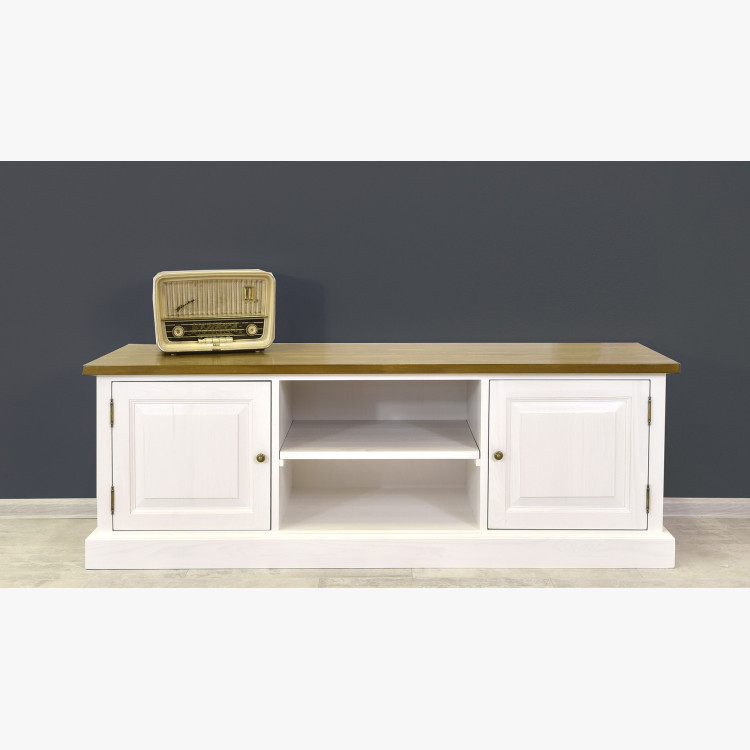 Dřevěná tv komoda v provence stylu, France typ 25