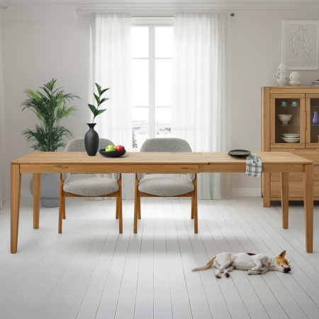 Dubova židle v šedé barvě