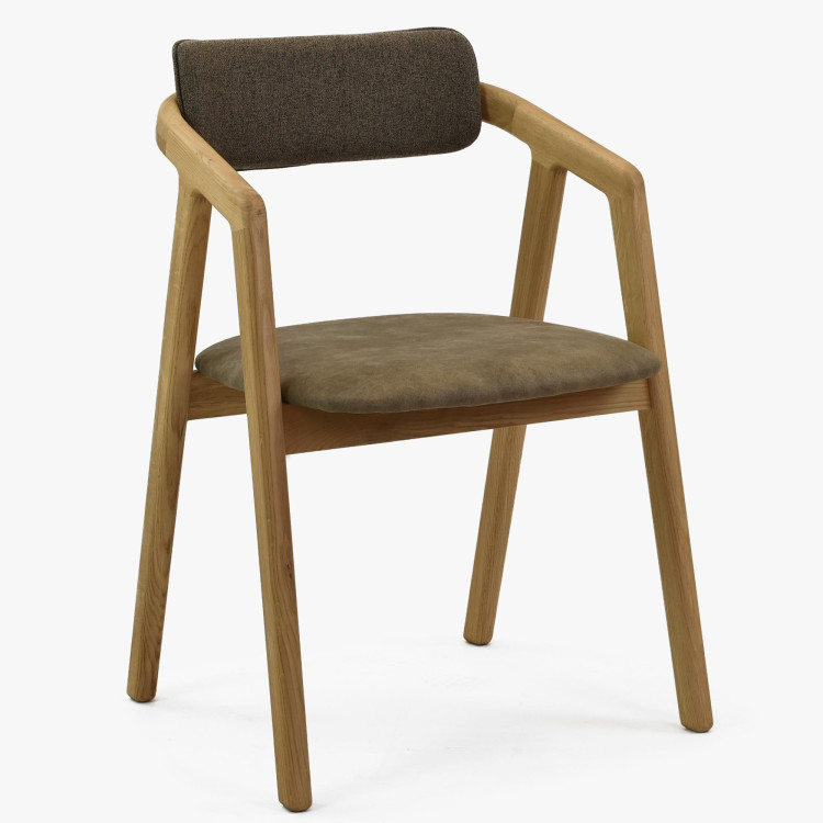 Prémiova dubová židle - čaluněná