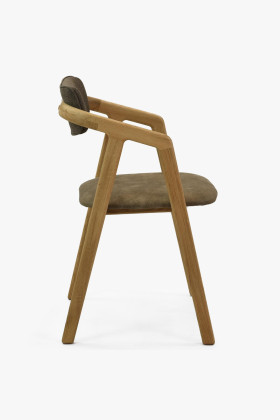 Prémiova dubová židle - čaluněná 2