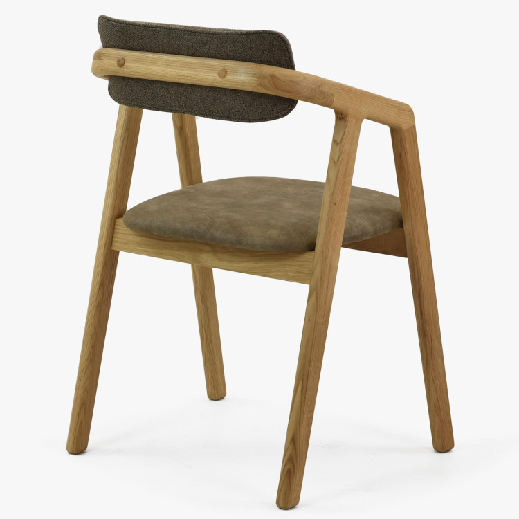 Prémiova dubová židle - čaluněná