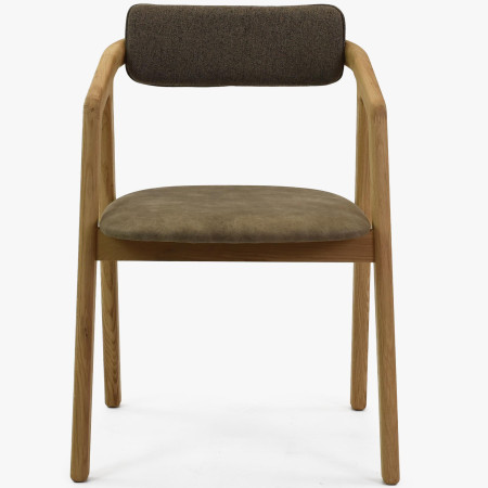 Prémiova dubová židle - čaluněná