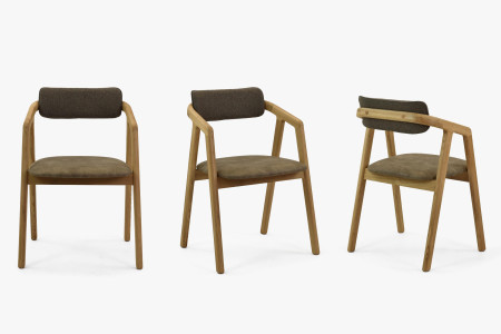 Prémiova dubová židle - čaluněná