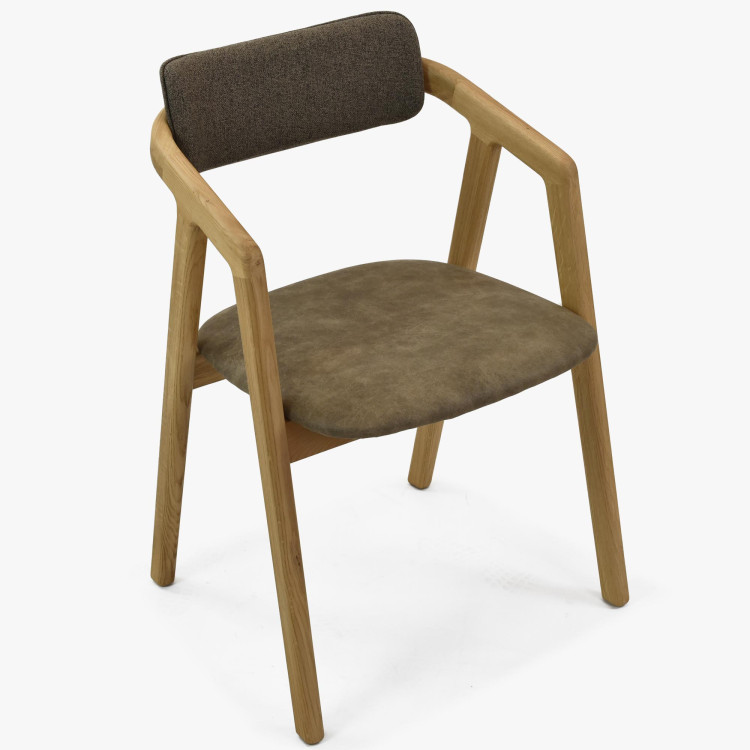 Prémiova dubová židle - čaluněná