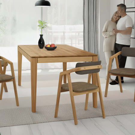 Prémiova dubová židle - čaluněná