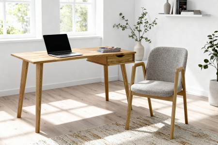 Dubový pracovní stůl, model Juraj