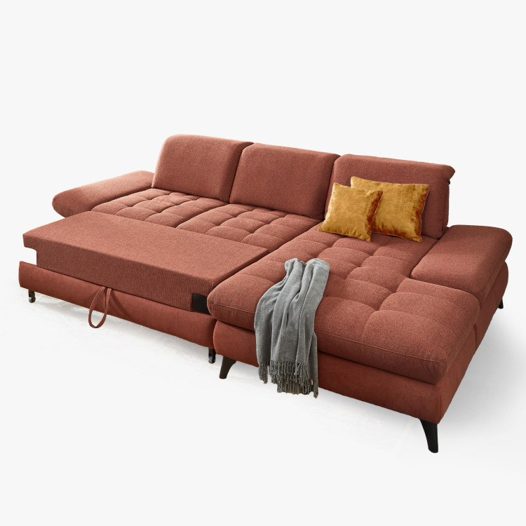 Rohová sedací souprava Carolina - roh v pravo