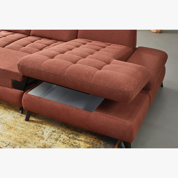 Rohová sedací souprava Carolina - roh v pravo