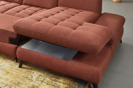 Rohová sedací souprava Carolina - roh v pravo