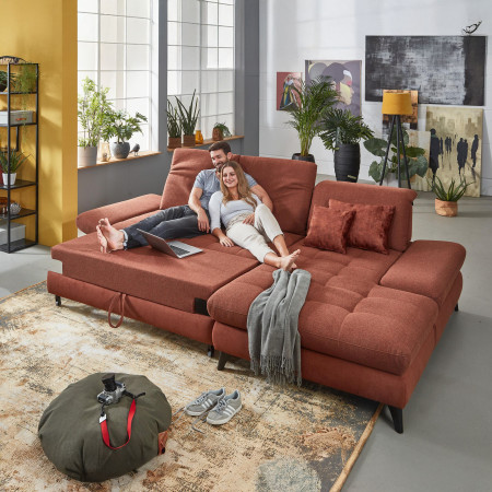 Rohová sedací souprava Carolina - roh v pravo