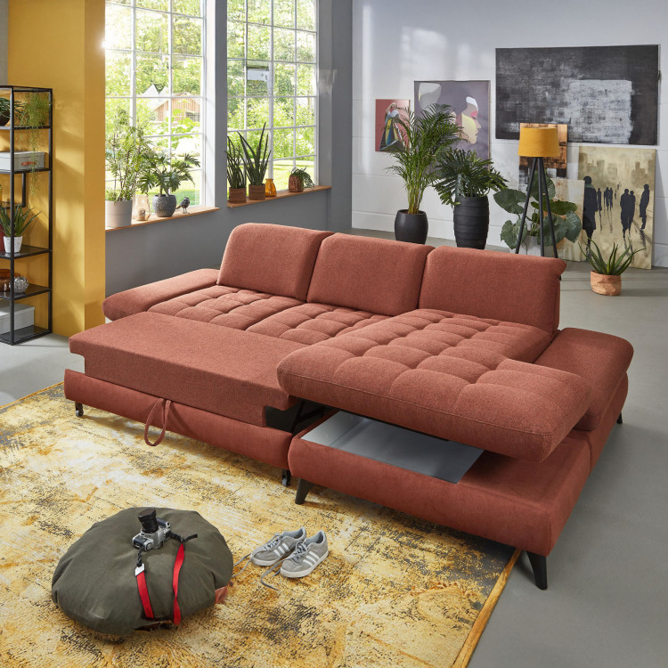 Rohová sedací souprava Carolina - roh v pravo