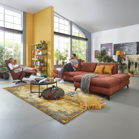 Rohová sedací souprava Carolina - roh v pravo