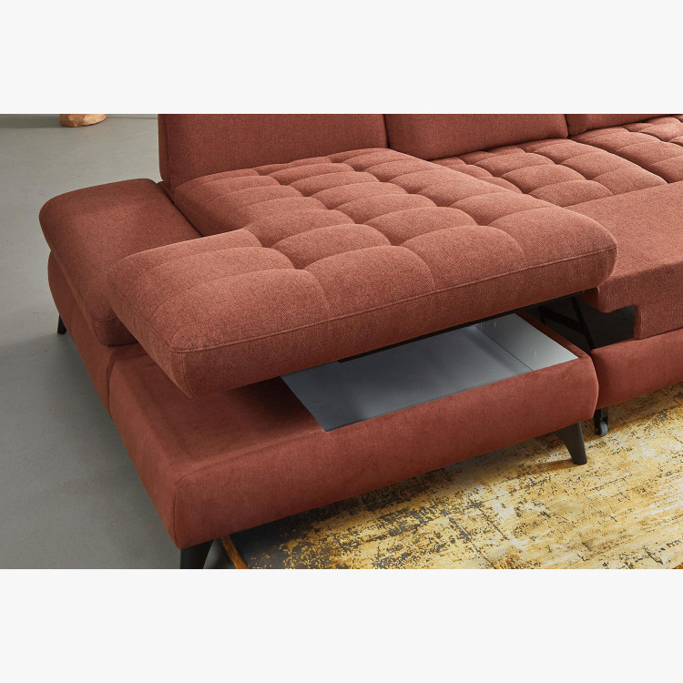 Rohová sedací souprava Carolina - roh v levo