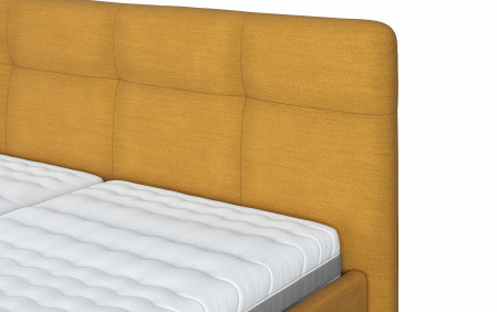 Čaluněná postel s úložným prostorem zelená, 180 x 200 cm