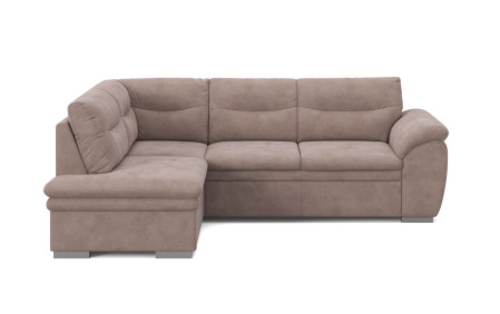 Rohová rozkládací sedací souprava s úložným prostorem LEANDRA OTM/SK - 2F
