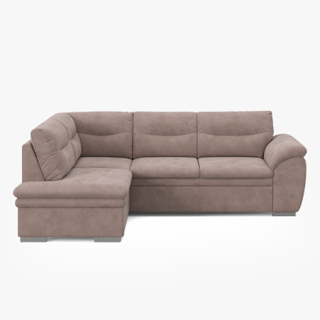 Rohová rozkládací sedací souprava s úložným prostorem LEANDRA OTM/SK - 2F