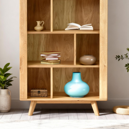 Dubový regál na nohou