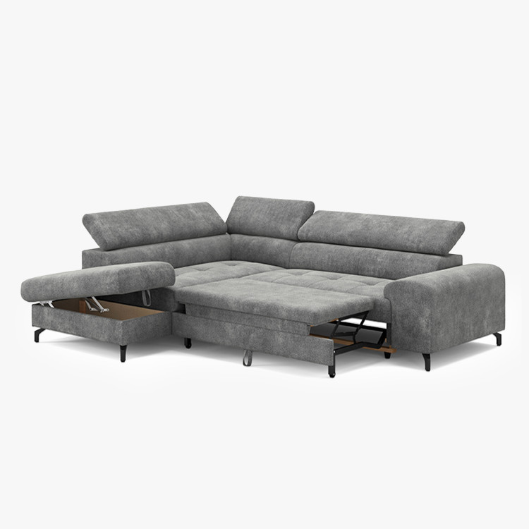 Rohová sedačka s funkcí spaní, Roh v ľavo