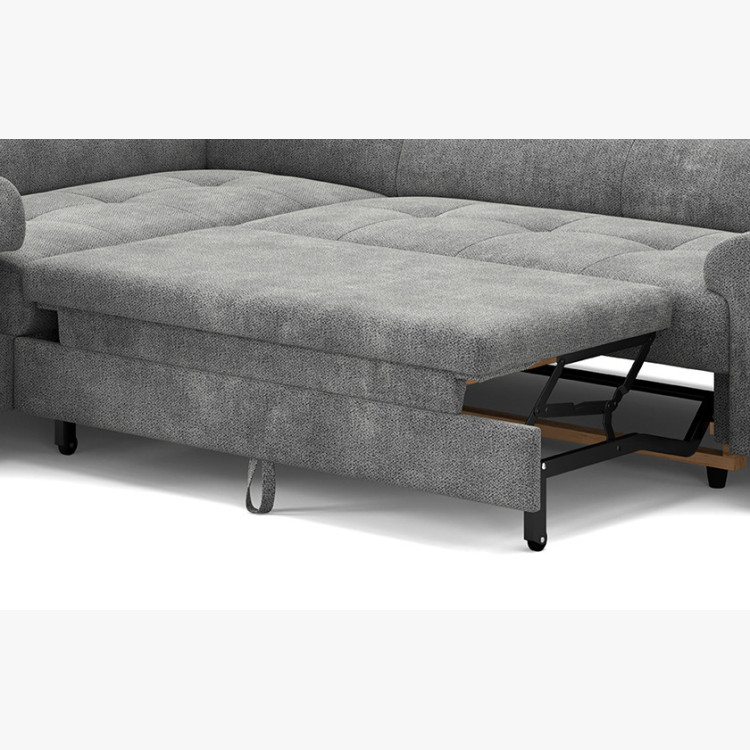 Rohová sedačka s funkcí spaní, Roh v ľavo