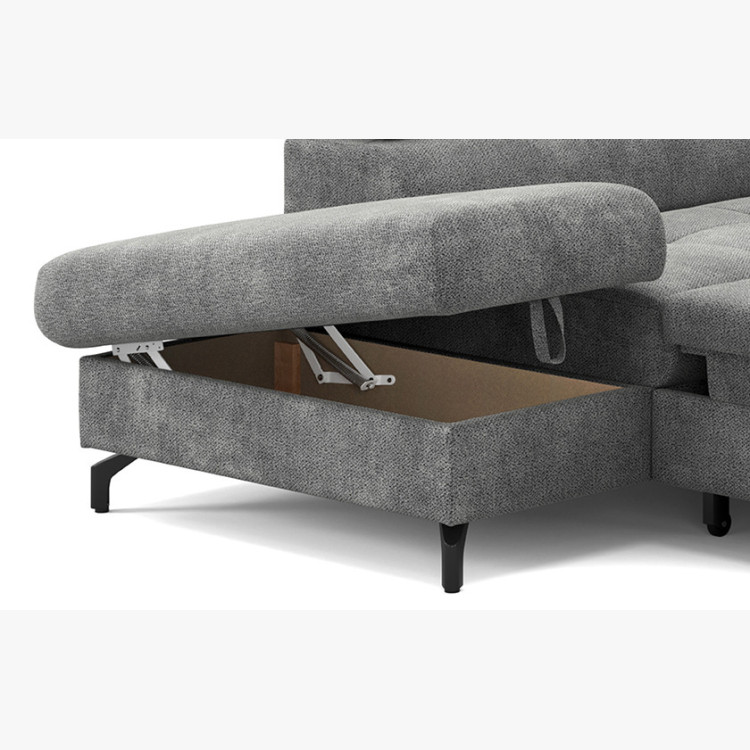 Rohová sedačka s funkcí spaní, Roh v ľavo