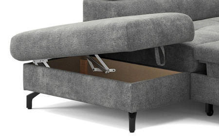 Rohová sedačka s funkcí spaní, Roh v ľavo