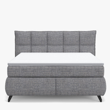 Boxspring postel šedá 180 cm s úložným prostorem Treviso