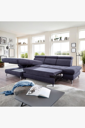 Rohová sedačka Carolina s možností funkcí, Roh vlevo 2