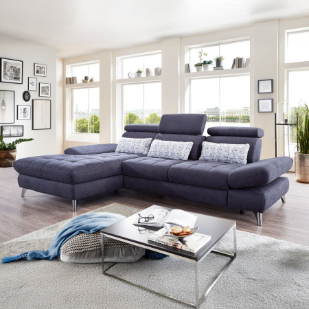 Rohová sedačka Carolina s možností funkcí, Roh vlevo