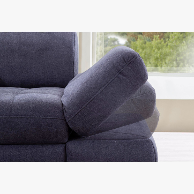 Rohová sedačka Carolina s možností funkcí, Roh vlevo