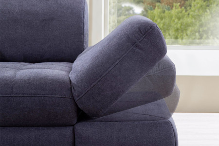 Rohová sedačka Carolina s možností funkcí, Roh vlevo