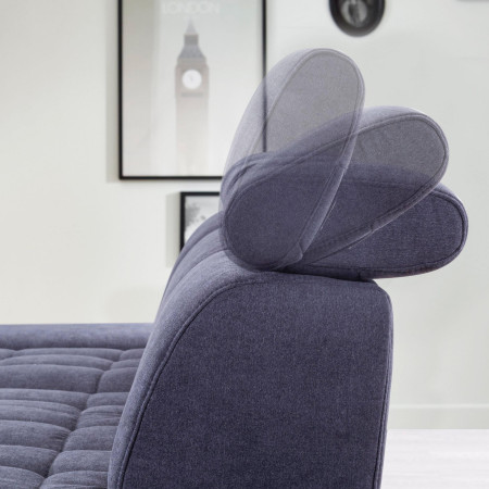 Rohová sedačka Carolina s možností funkcí, Roh vlevo