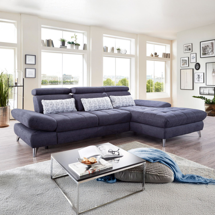 Rohová sedačka Carolina s možností funkcií, Roh vpravo